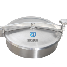 Round  Manway easy operated manhole for beverage Tank Stainless Steel Access port Quik- openning DN400mm